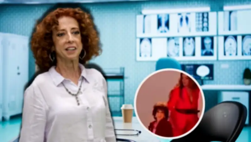 María Elena Saldaña revela esguince cervical tras caída con Cecilia Galliano