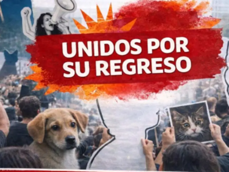 Marcha exige regreso inmediato de animales del Refugio Franciscano a CDMX