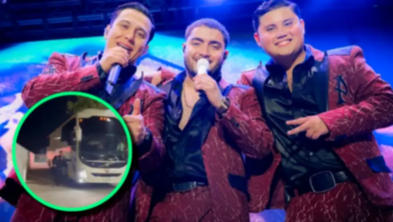 Max Cervantes corre desesperado tras el autobús de La Arrolladora en Tepic