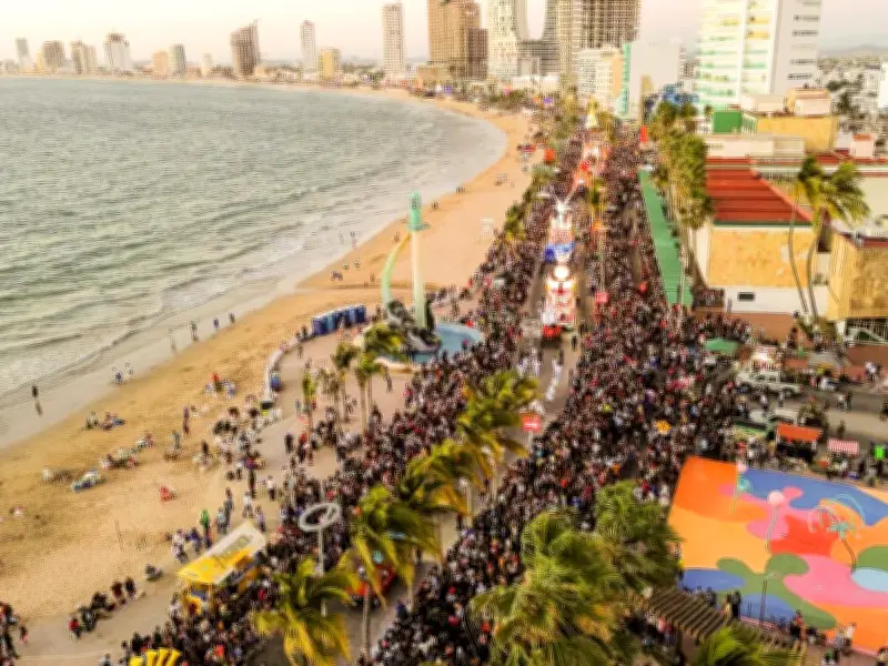 Mazatlán celebra Carnaval récord con 1.3 millones de visitantes y derrama millonaria