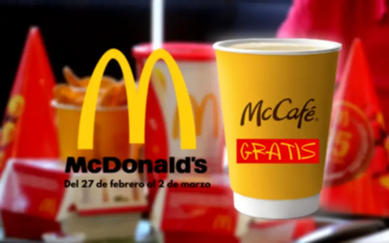 McDonald's Regala Café Gratis Todo el Fin de Semana y Hasta el Lunes en México