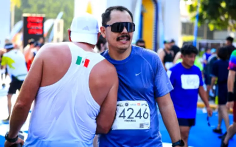 Medio Maratón de Guadalajara se desarrolla con normalidad pese a bloqueos criminales en la ciudad