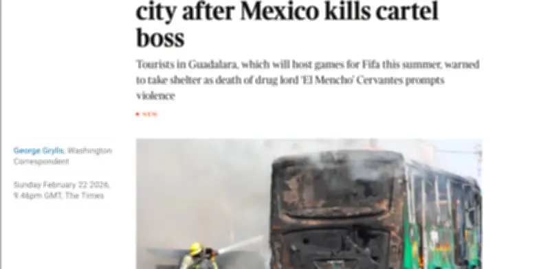 Medios Internacionales Cuestionan a Guadalajara como Sede Mundialista Tras Caída de 'El Mencho'