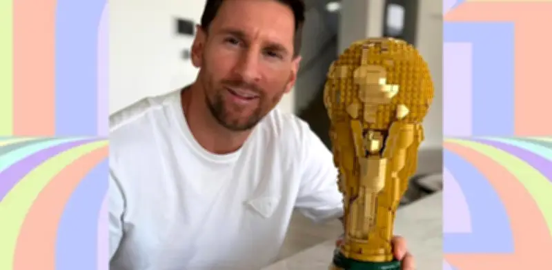 Messi revela Copa del Mundo de Lego terminada: fecha de lanzamiento en México