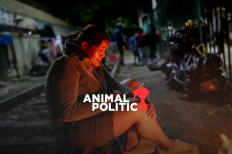 Migrantes en vela ante amenaza de desalojo en campamento Vallejo de la CDMX