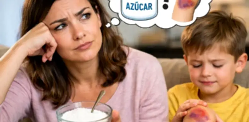 Mito o realidad: ¿El azúcar realmente desinflama los golpes en niños?