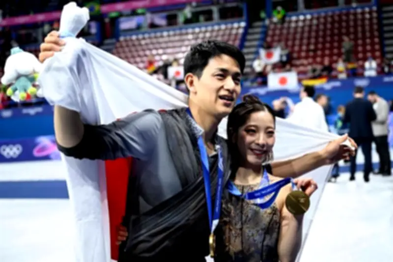 Miura y Kihara conquistan el oro para Japón en patinaje artístico por parejas