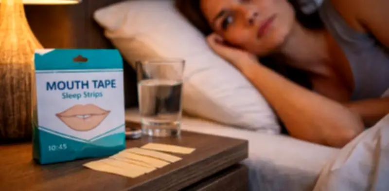 Mouth Taping: La peligrosa moda viral de sellar la boca al dormir