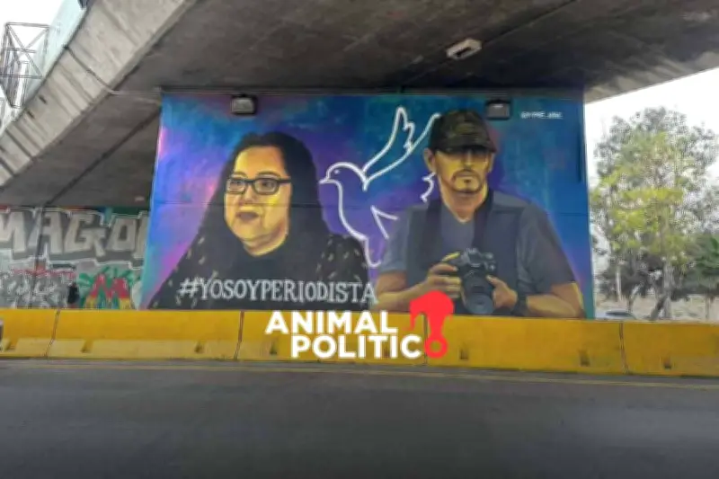 Mural en Tijuana honra a periodistas Lourdes Maldonado y Margarito Martínez