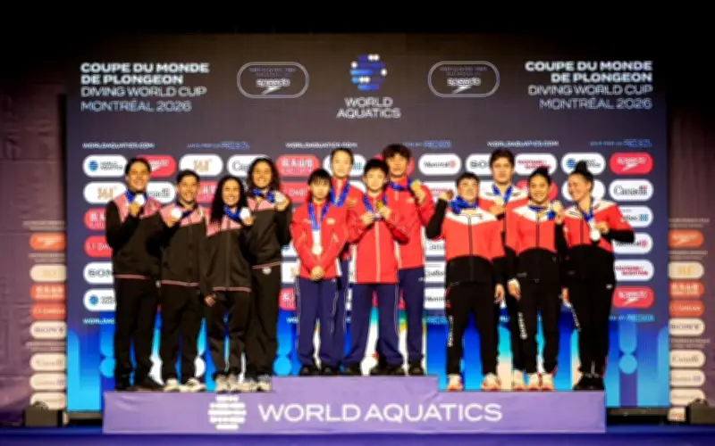 México conquista plata en Copa Mundial de Clavados en Montreal con cuarteto estelar