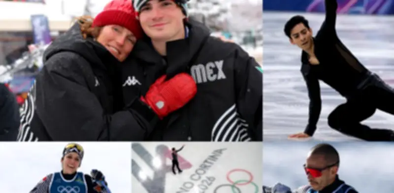 México culmina su participación en los Juegos Olímpicos de Invierno Milano-Cortina 2026 con cinco atletas