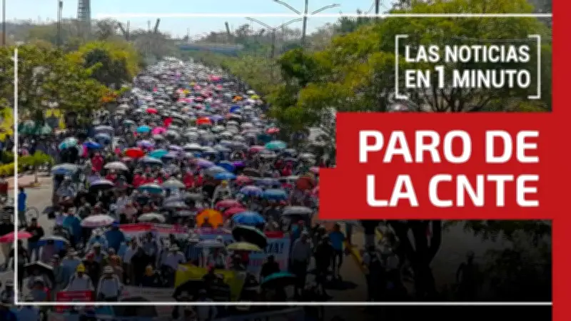 México en Crisis: Fallecen 25 Guardias Nacionales, Paro Magisterial y Amenaza de Bomba
