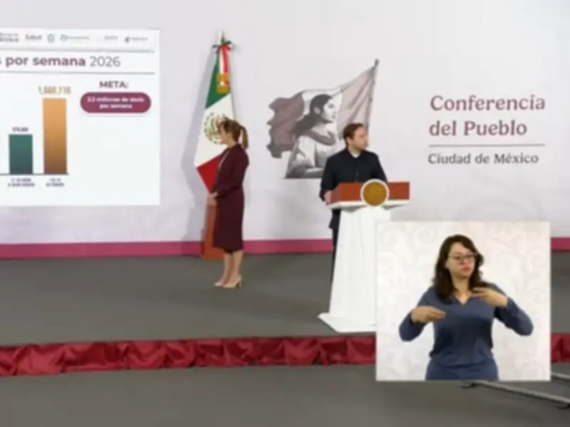 México intensifica vacunación contra sarampión: 1.7 millones de dosis en una semana