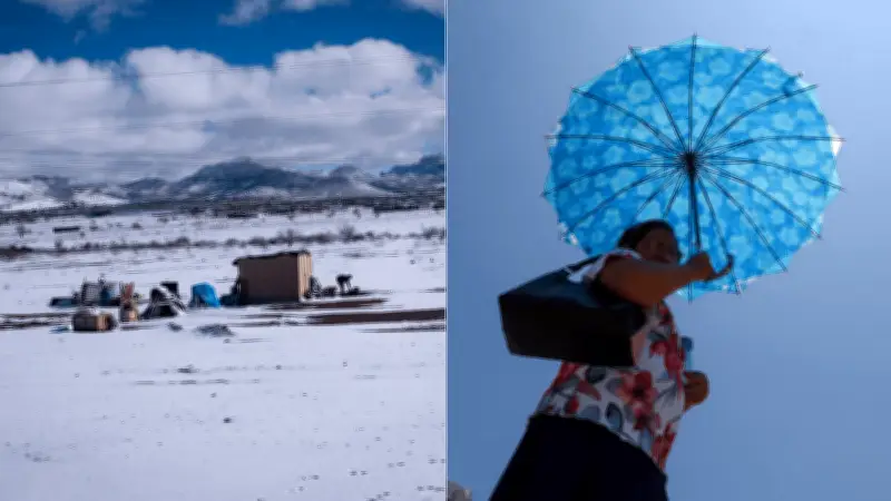 Nuevo frente frío provoca nevadas en el norte y calor intenso en el resto de México este martes