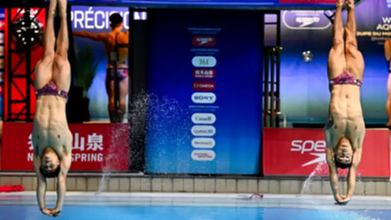 Olvera y Celaya conquistan la plata en Copa del Mundo de Clavados con rutina impecable