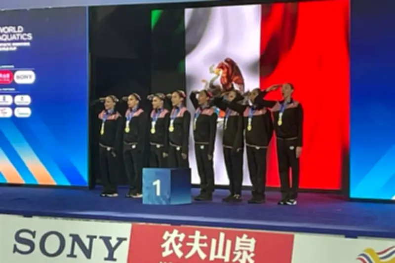 Ondinas Mexicanas Conquistan Oro en Mundial de Natación Artística en Doha
