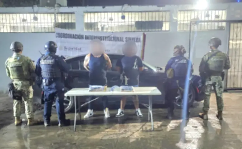 Operativo de Carnaval en Mazatlán: Detienen a dos hombres armados previo a festividades