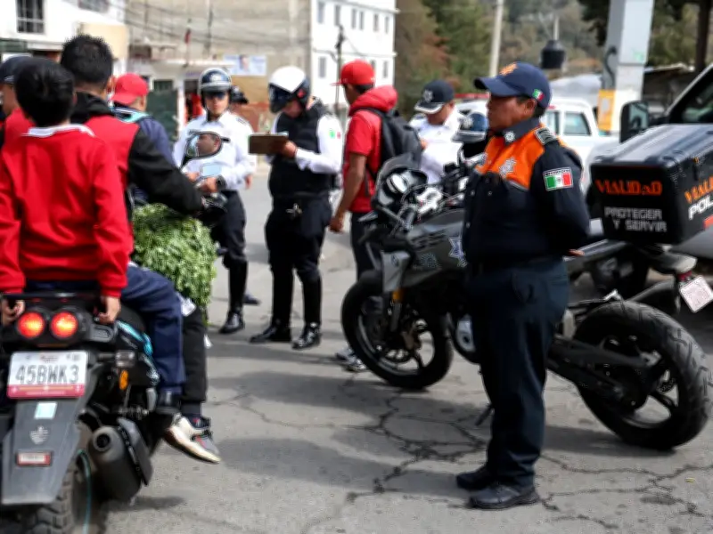 Operativo en Huixquilucan retira más de 3,700 motocicletas en un año por infracciones viales