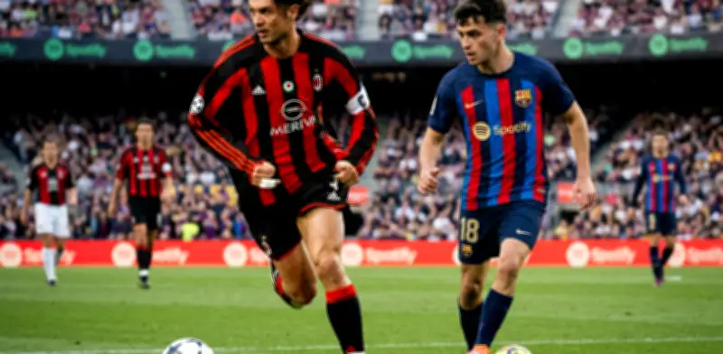 Paolo Maldini sorprende a Gerard Martin del Barça con camiseta autografiada por su cumpleaños