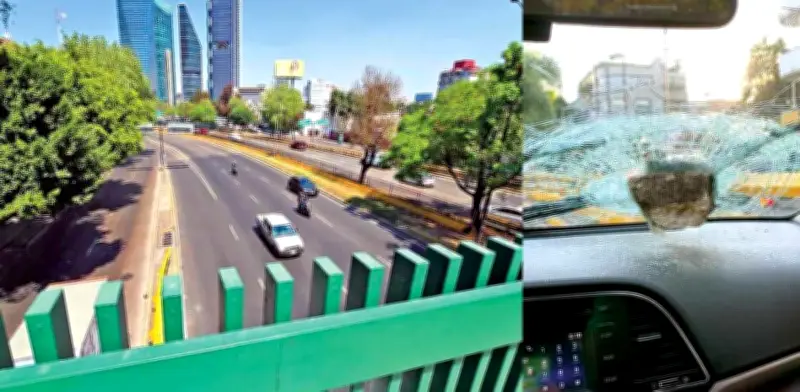 Pedradas mortales en Circuito Interior: un muerto y cuatro agredidos en San Miguel Chapultepec