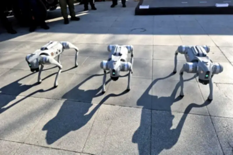 Perros robot de la Guardia Nacional vigilarán el Mundial de Fútbol 2026