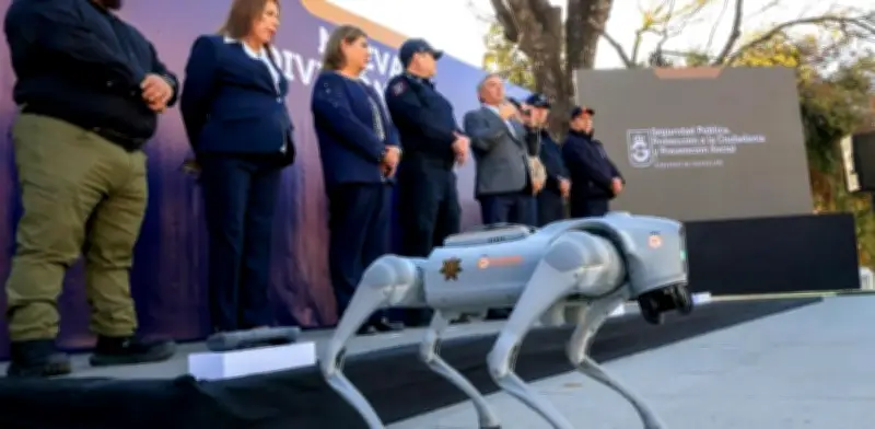 Perros robot patrullarán el Estadio Monterrey durante el Mundial 2026