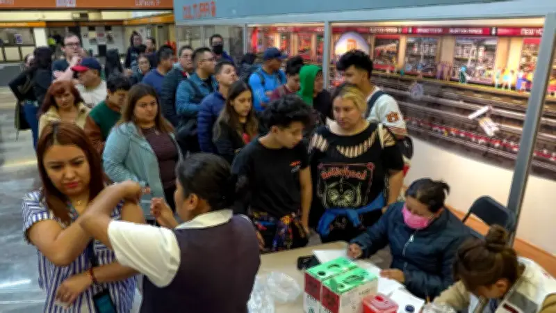 Personal de Salud se Niega a Vacunar en el Metro CDMX, Video Exhibe Incidente