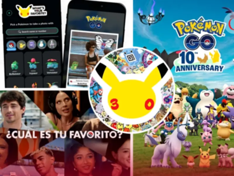 Pokémon celebra 30 años con mega festejo global que durará todo 2026