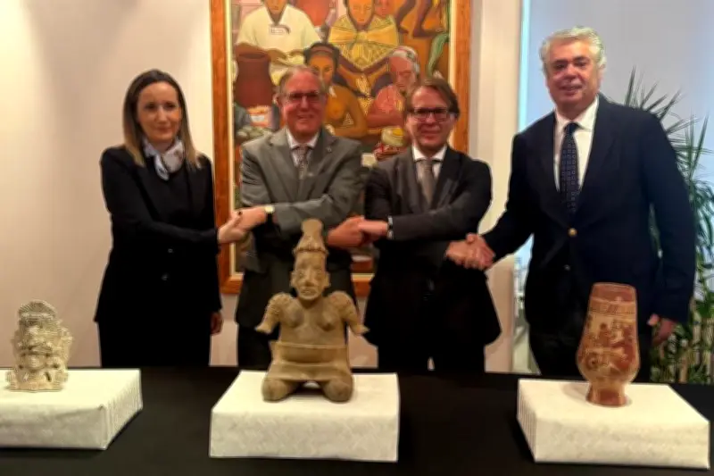 Portugal devuelve a México tres valiosas piezas arqueológicas prehispánicas