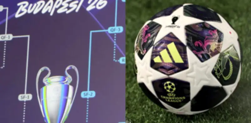 Presentan el balón morado de la Final de Champions League 2026 en Budapest