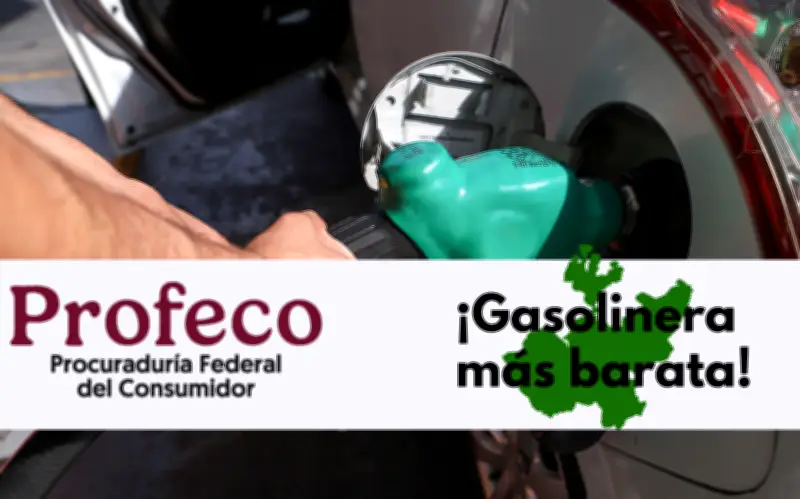 Profeco revela la gasolinera más barata de Jalisco para surtir Magna