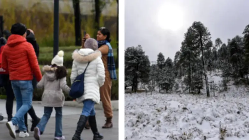 Pronóstico de Frío Extremo: Heladas y Posible Nieve en México por Cuatro Días