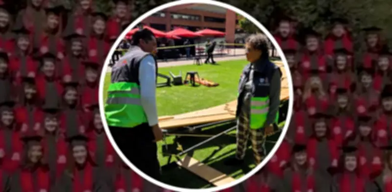 Protección Civil CDMX atribuye accidente en Ibero a instalación defectuosa de templete