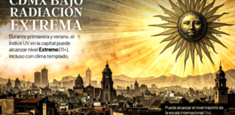 Radiación UV extrema en CDMX: un peligro invisible que acecha todo el año