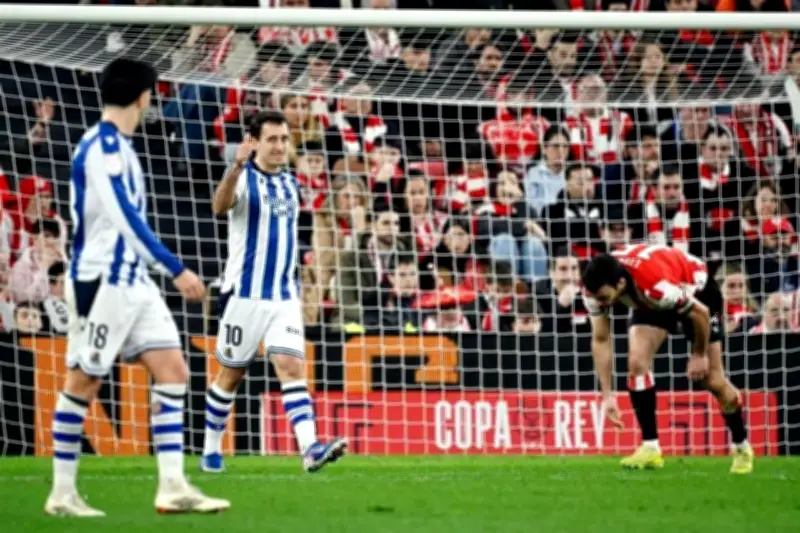Real Sociedad se impone en la ida de semifinales de la Copa del Rey