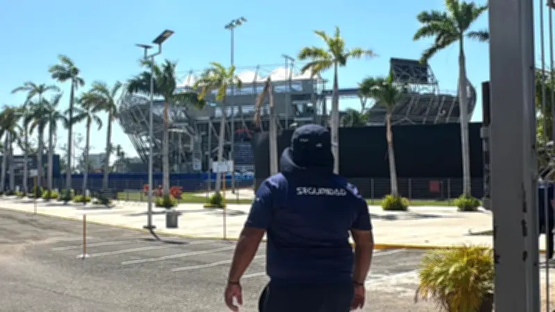Refuerzan Operativo de Seguridad en el Abierto Mexicano Telcel de Acapulco