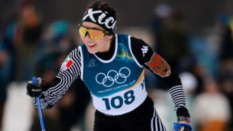 Regina Martínez hace historia como primera mexicana en esquí de fondo en Juegos Olímpicos de Invierno