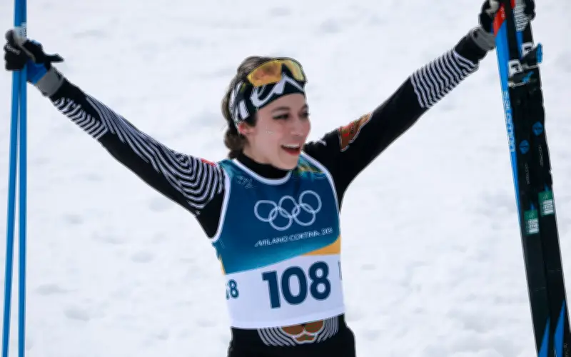 Regina Martínez hace historia: la mexicana pionera en esquí de fondo en Milano-Cortina 2026