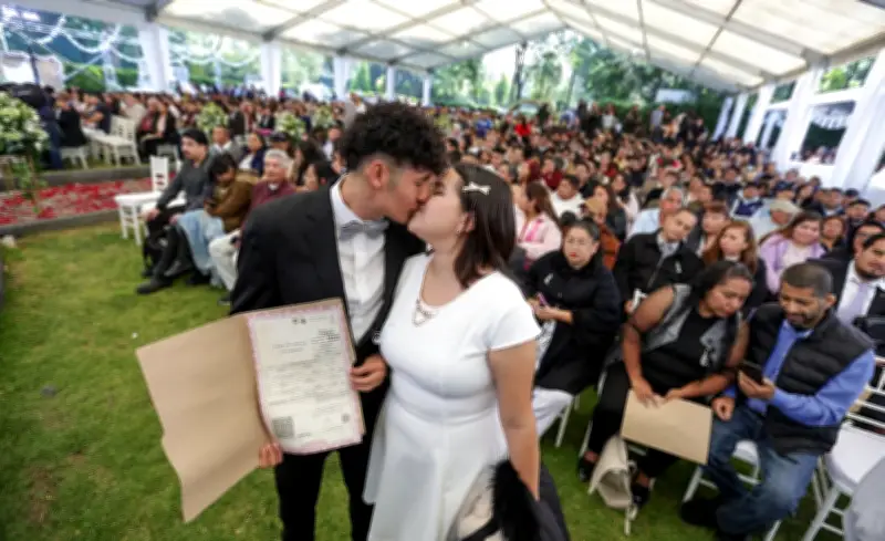 Registro Civil CDMX reabre inscripciones para bodas colectivas del 14 de febrero