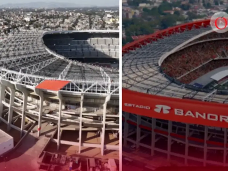 Remodelación del Estadio Azteca-Banorte genera quejas por retrasos y estética