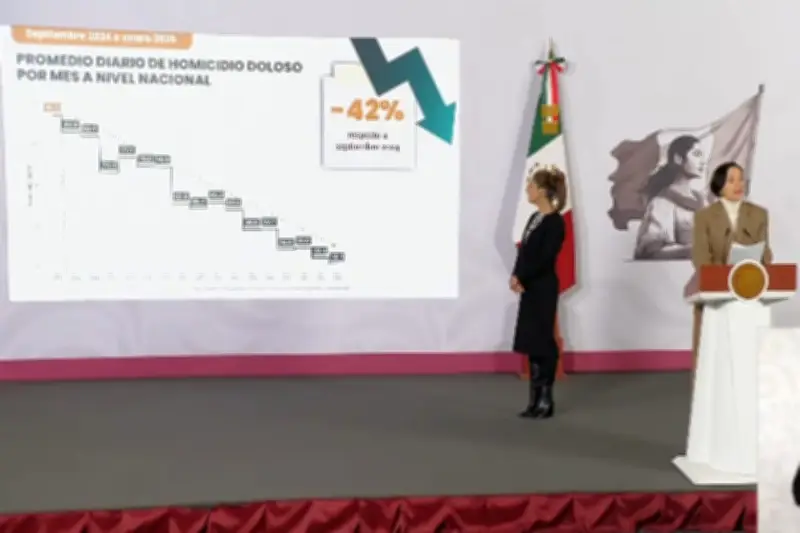 Reportan reducción del 42% en homicidios en México durante los últimos 16 meses