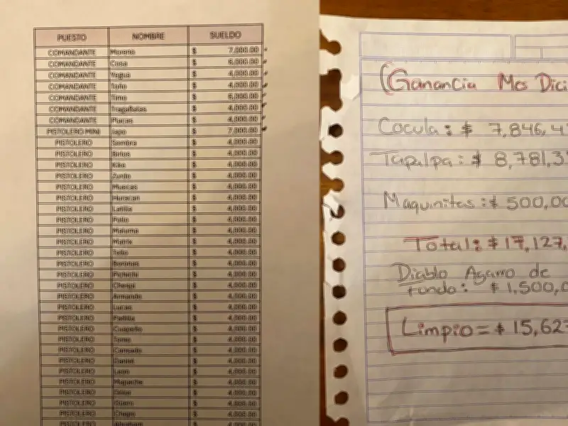 Revelan la Narconómina de El Mencho: Pagos a Sicarios, Halcones y Policías