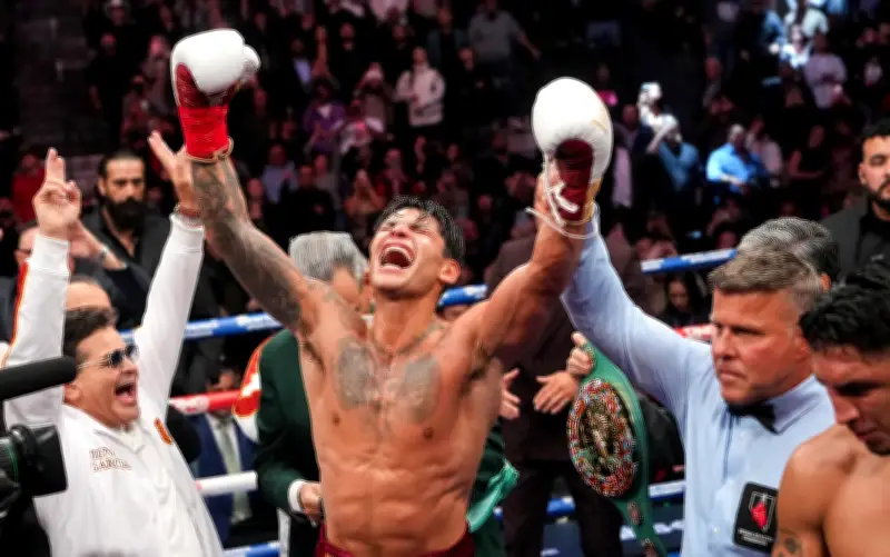 Ryan García domina y conquista el título wélter del CMB ante Mario Barrios