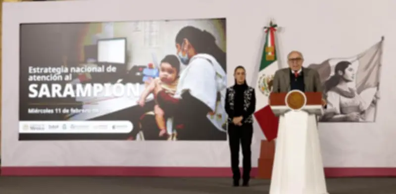 Salud recomienda cubrebocas ante brote de sarampión, pero aclara que no es medida única