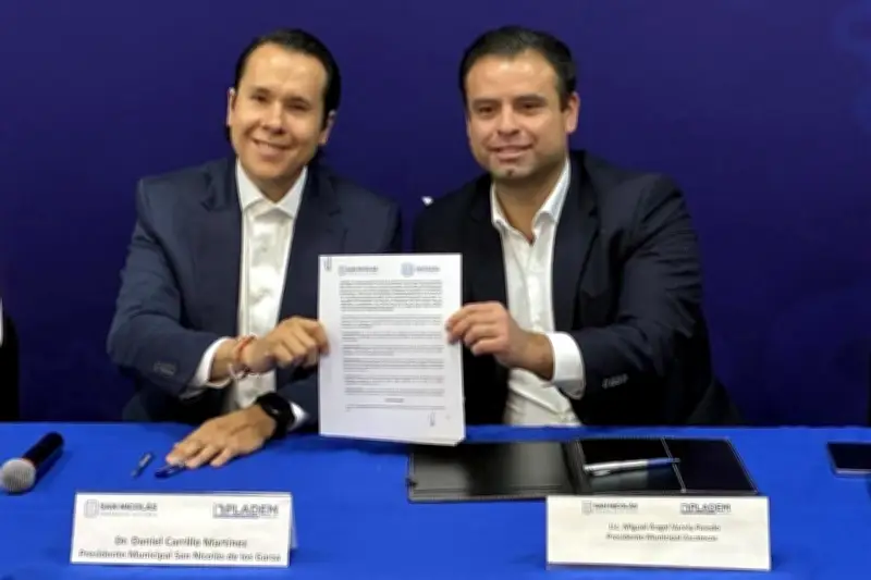 San Nicolás de los Garza y Zacatecas firman pacto de hermanamiento para impulsar desarrollo regional