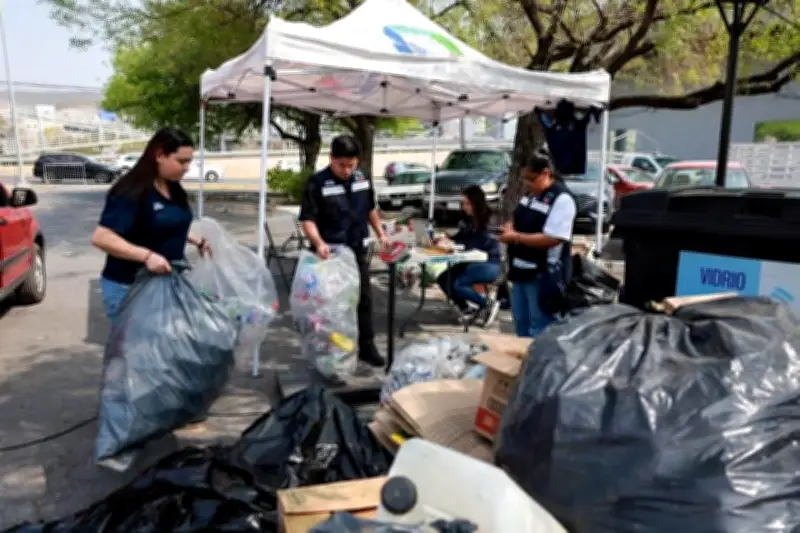 San Pedro Garza García Reúne 15 Toneladas de Reciclaje en Jornada Ambiental