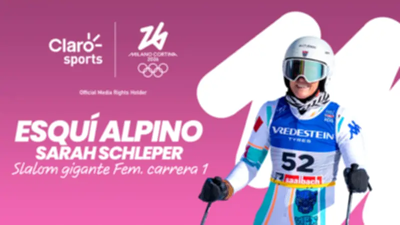 Sarah Schleper en Milano Cortina 2026: Esquí Alpino Slalom Gigante Femenil en Vivo