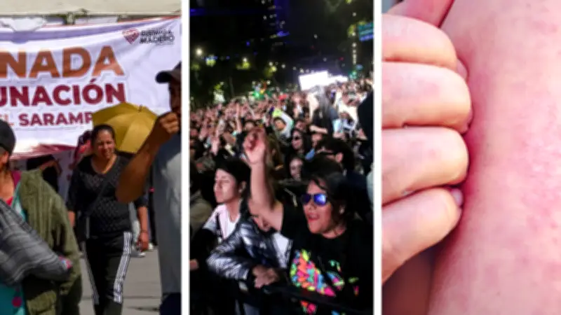 Sarampión en México provoca cancelación masiva de eventos masivos en varios estados