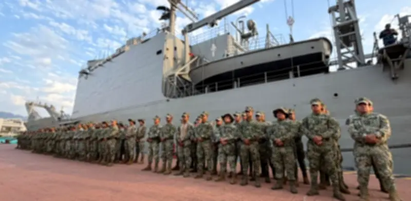 Semar despliega 103 infantes de marina en Puerto Vallarta tras disturbios del CJNG