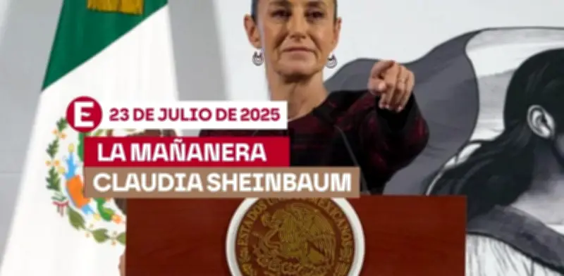 Sheinbaum aborda incidente aéreo, polémica con 'Chicharito' y basura espacial en su mañanera